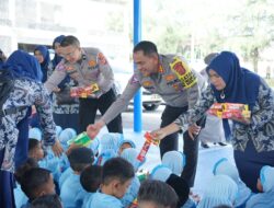 326 Anak Paud dan TK Ikuti Kegiatan Polisi Sahabat Anak di Ditlantas Polda Aceh