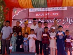Peringati Haul ke- 387 Sultan Iskandar Muda, Satgas PPA Santuni Anak Yatim