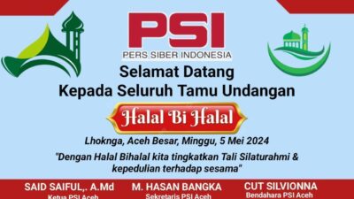 PSI Aceh Akan Gelar Halal bi Halal