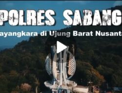 Kapolres Sabang Dapat Hadiah Lagu dari Danlanud pada Hari Bhayangkara