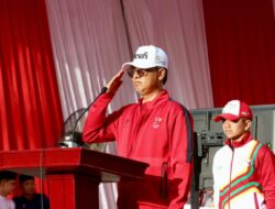 Iskandar AP Pimpin Upacara Penurunan Bendera Kontingen